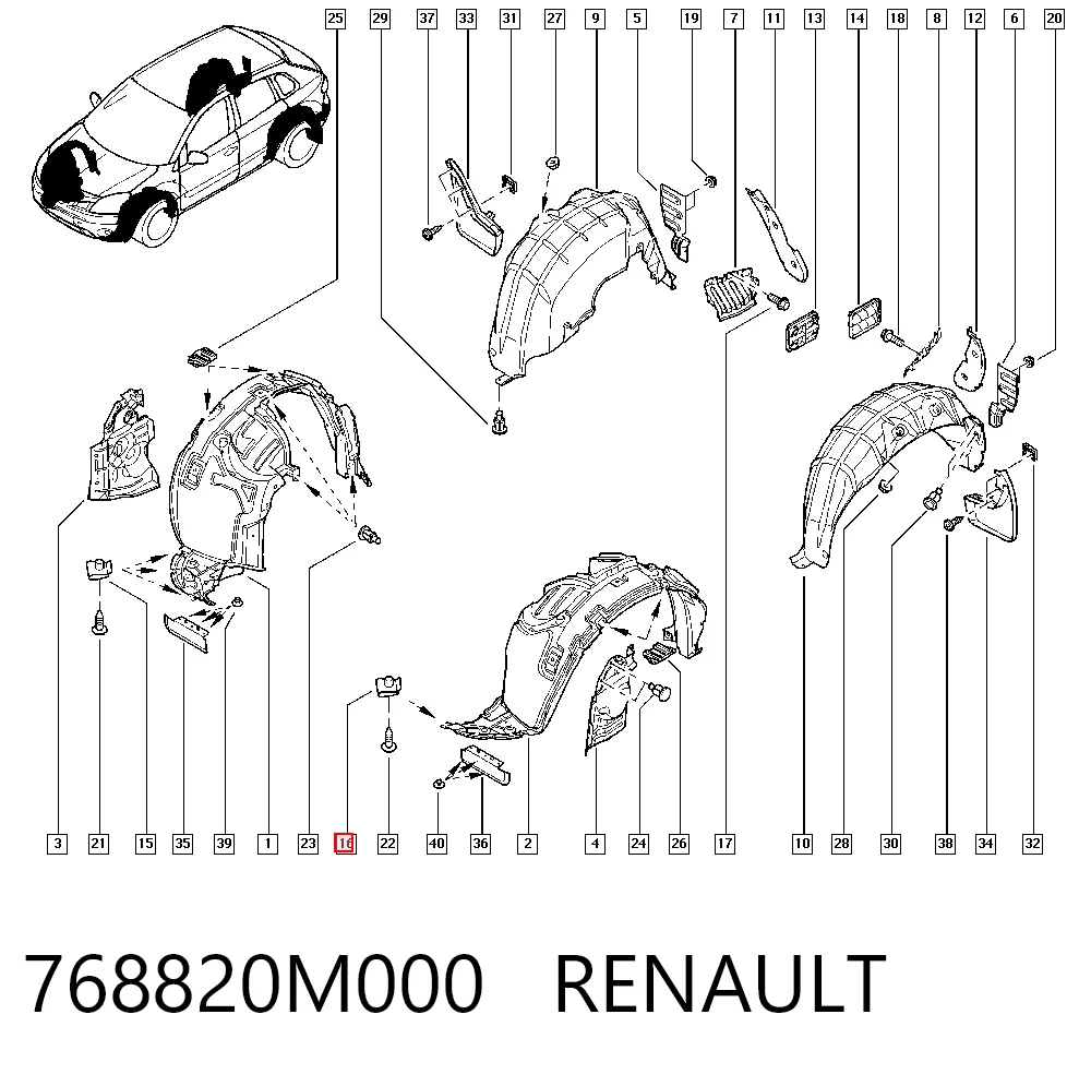 768820M000 Renault (RVI)