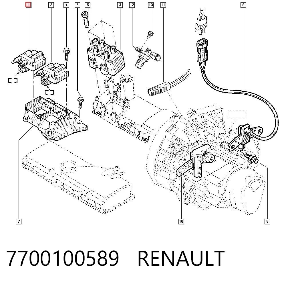 7700100589 Renault (RVI)
