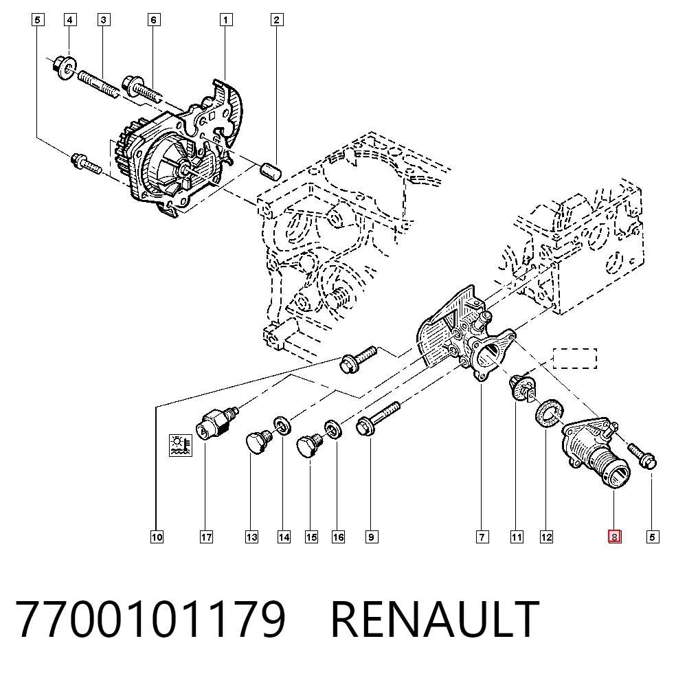 7700101179 Renault (RVI)