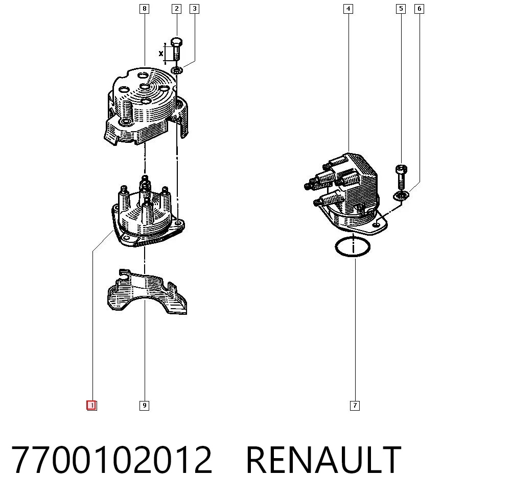 7700102012 Renault (RVI)