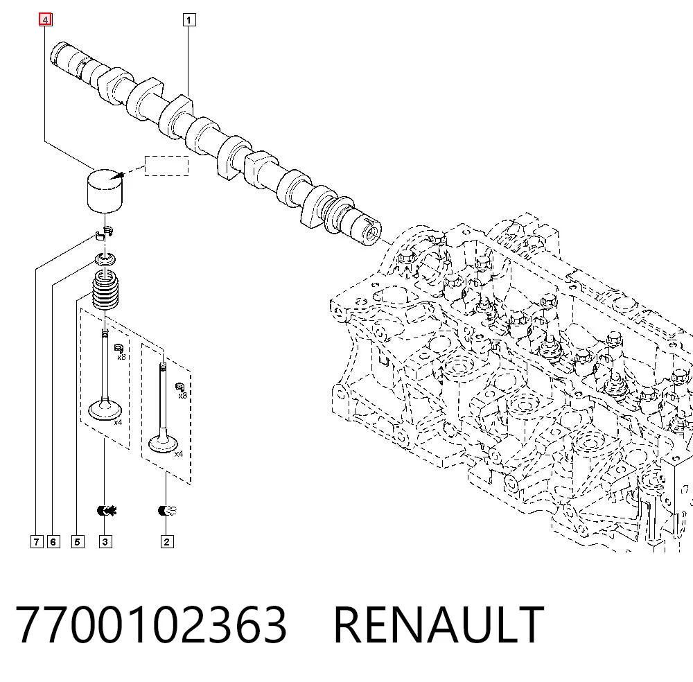 7700102363 Renault (RVI)