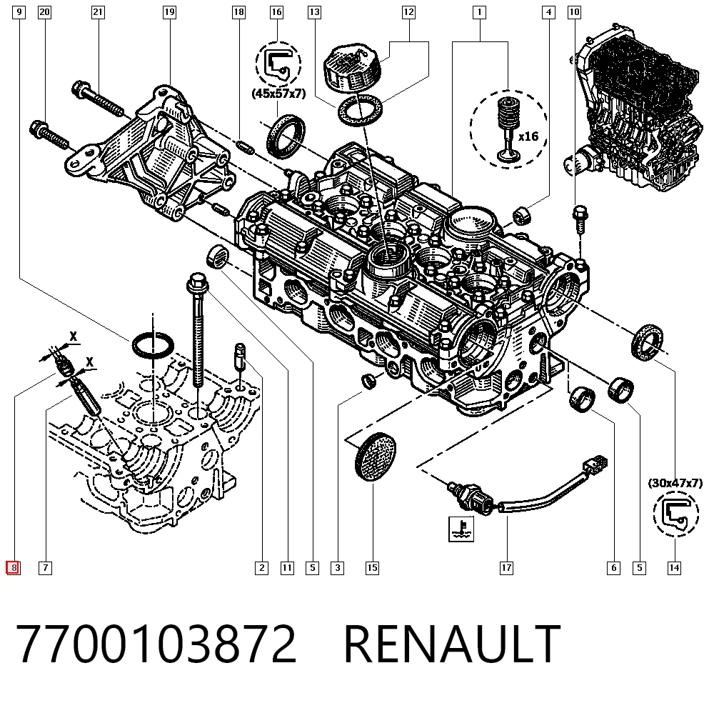 7700103872 Renault (RVI)