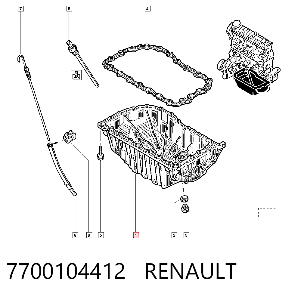 7700104412 Renault (RVI)