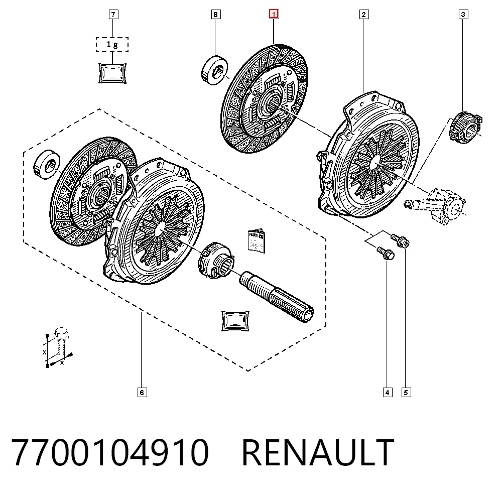 Compre Disco de embraiagem Renault Scenic 1