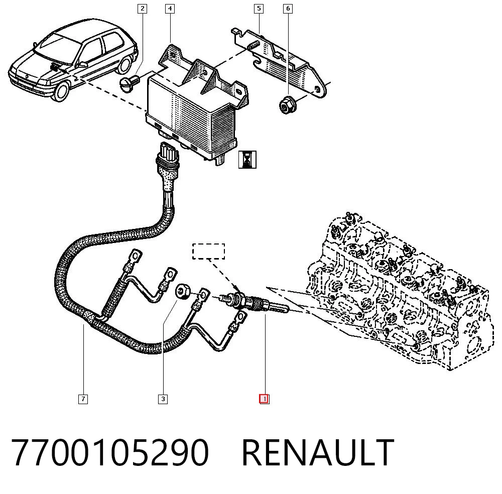 7700105290 Renault (RVI)