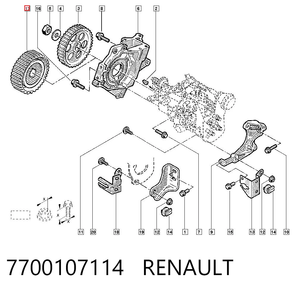 7700107114 Renault (RVI)