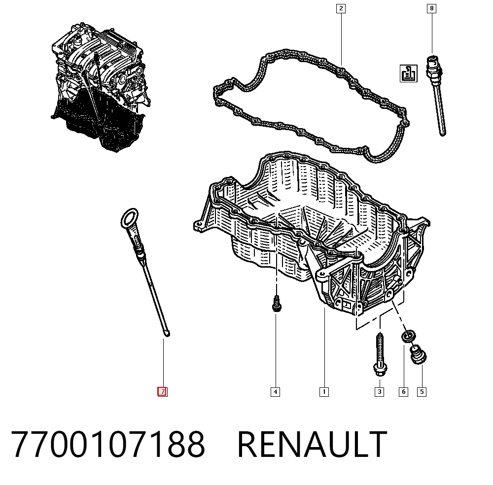 7700107188 Renault (RVI)