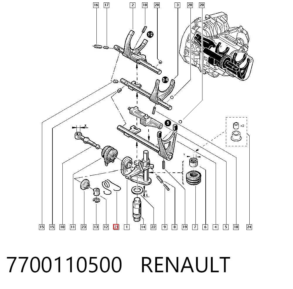 7700110500 Renault (RVI)