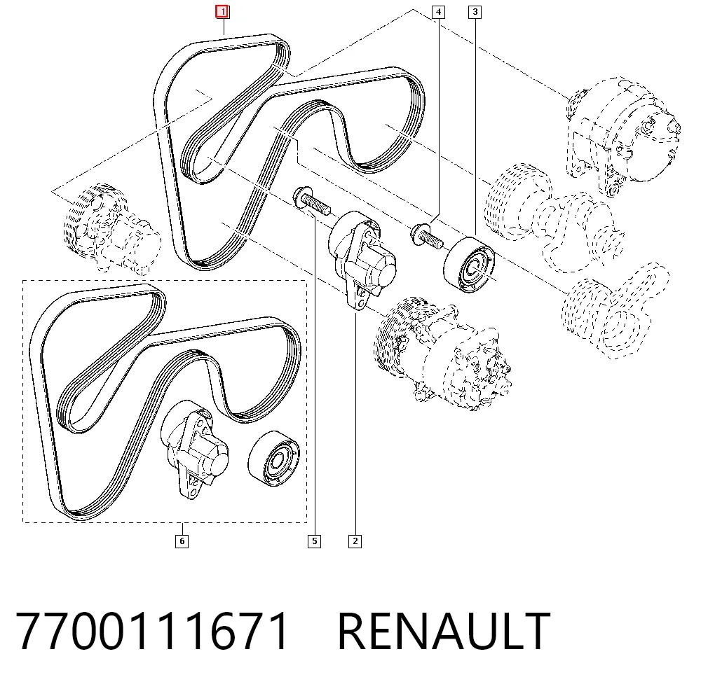 7700111671 Renault (RVI)