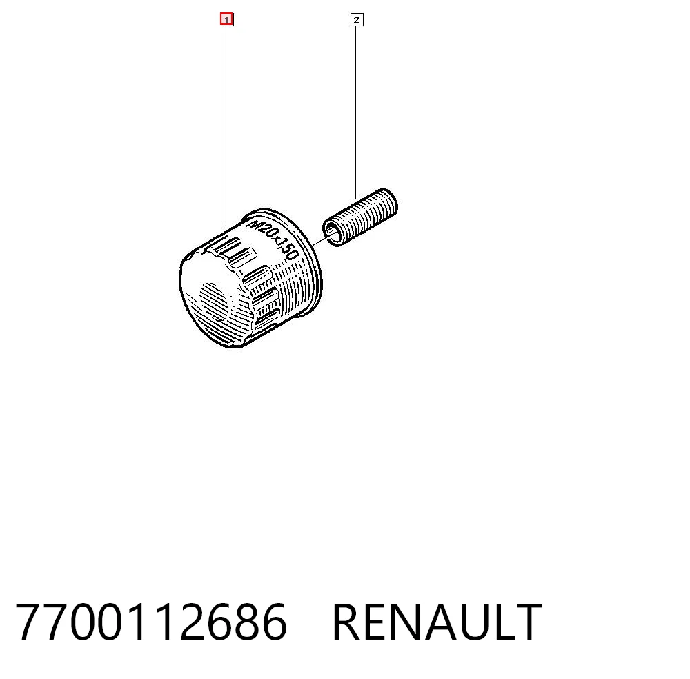 7700112686 Renault (RVI)