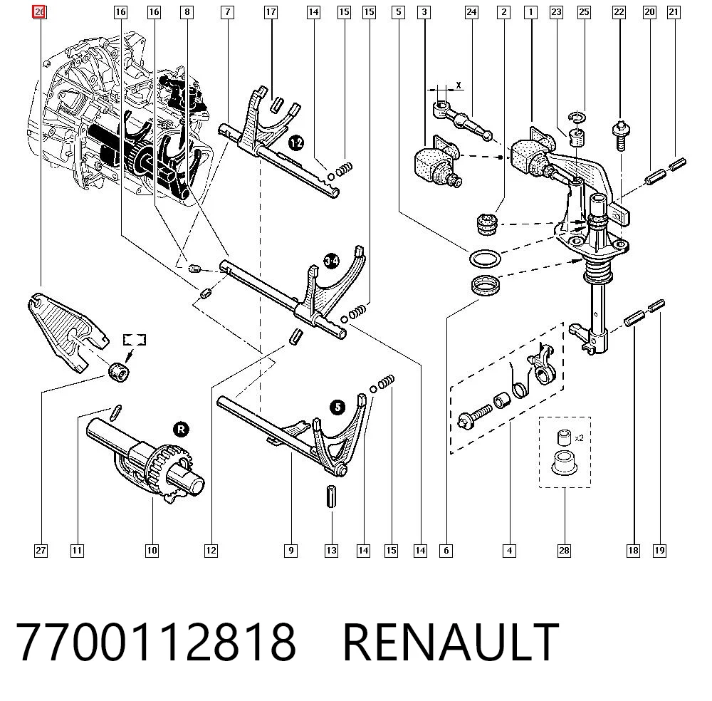 7700112818 Renault (RVI)