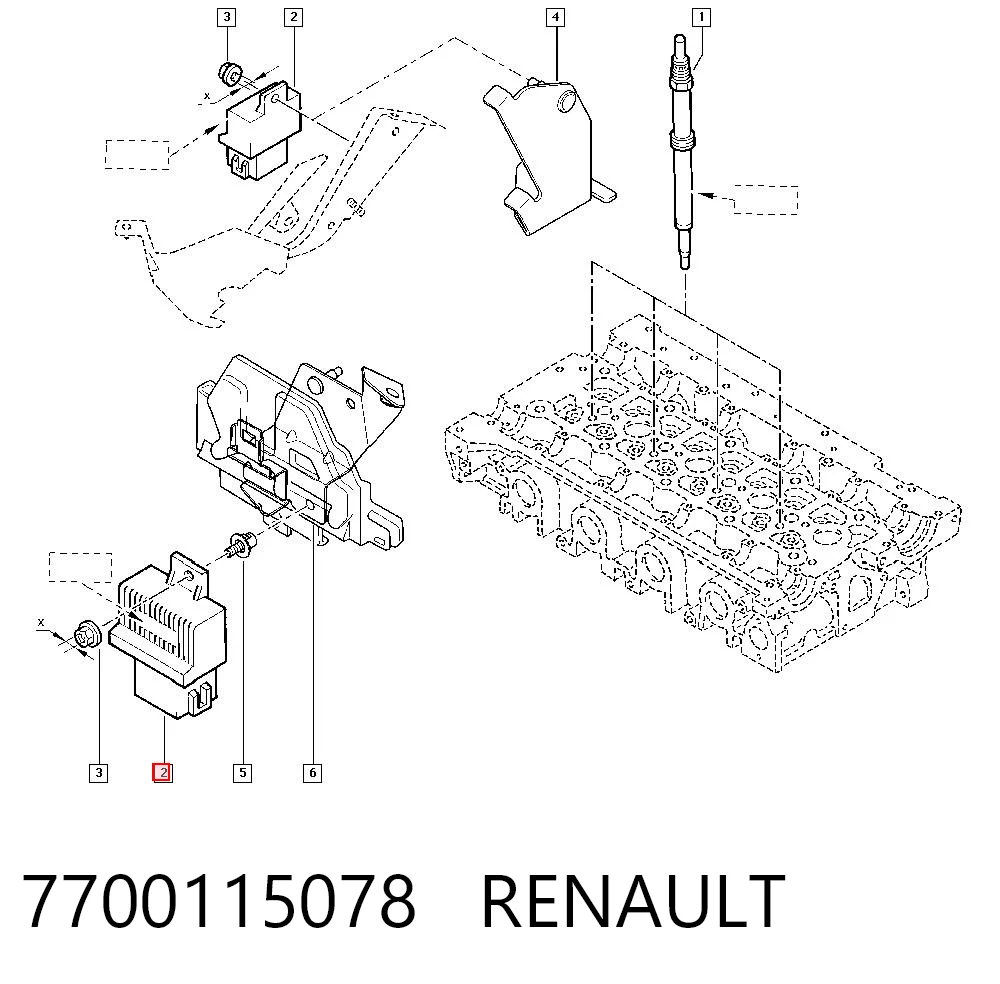 7700115078 Renault (RVI)