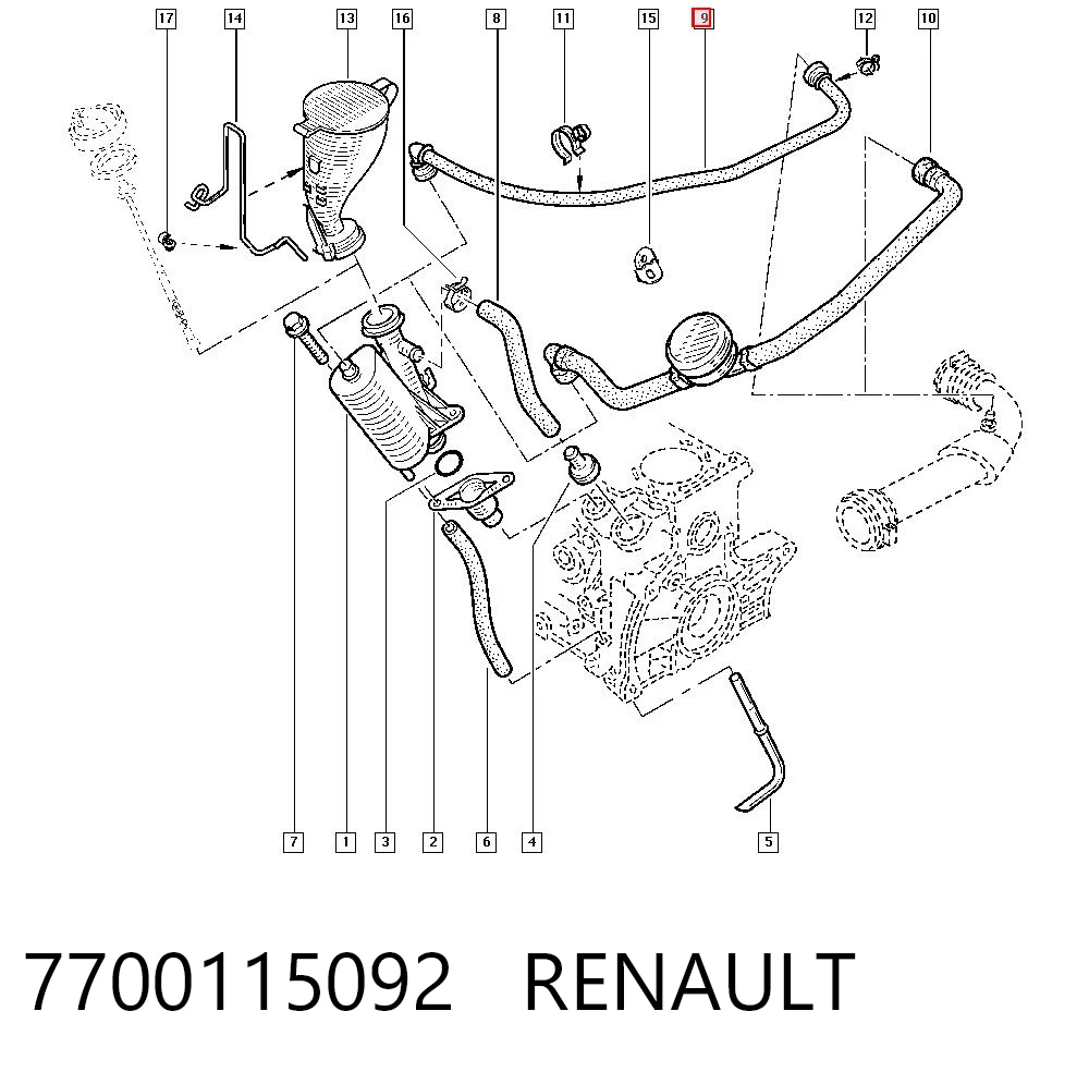 7700115092 Renault (RVI)