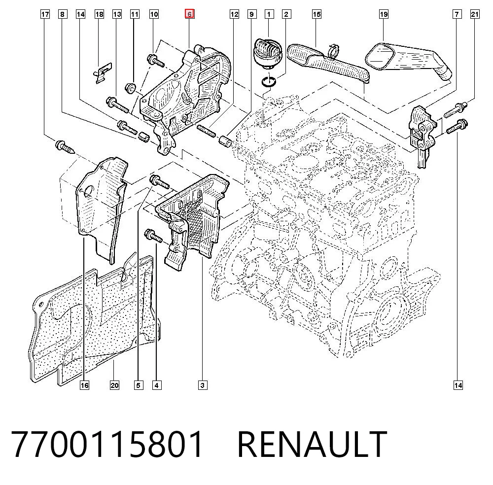 7700115801 Renault (RVI)