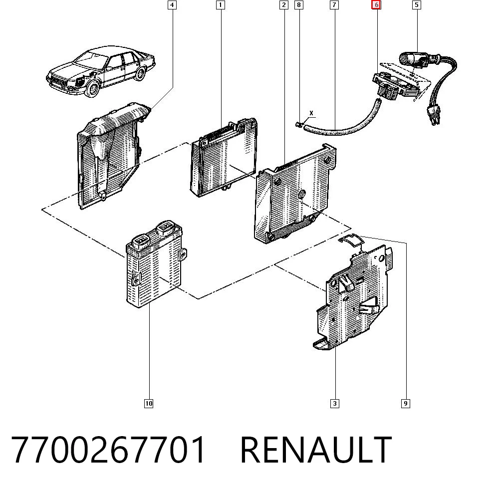 7700267701 Renault (RVI)