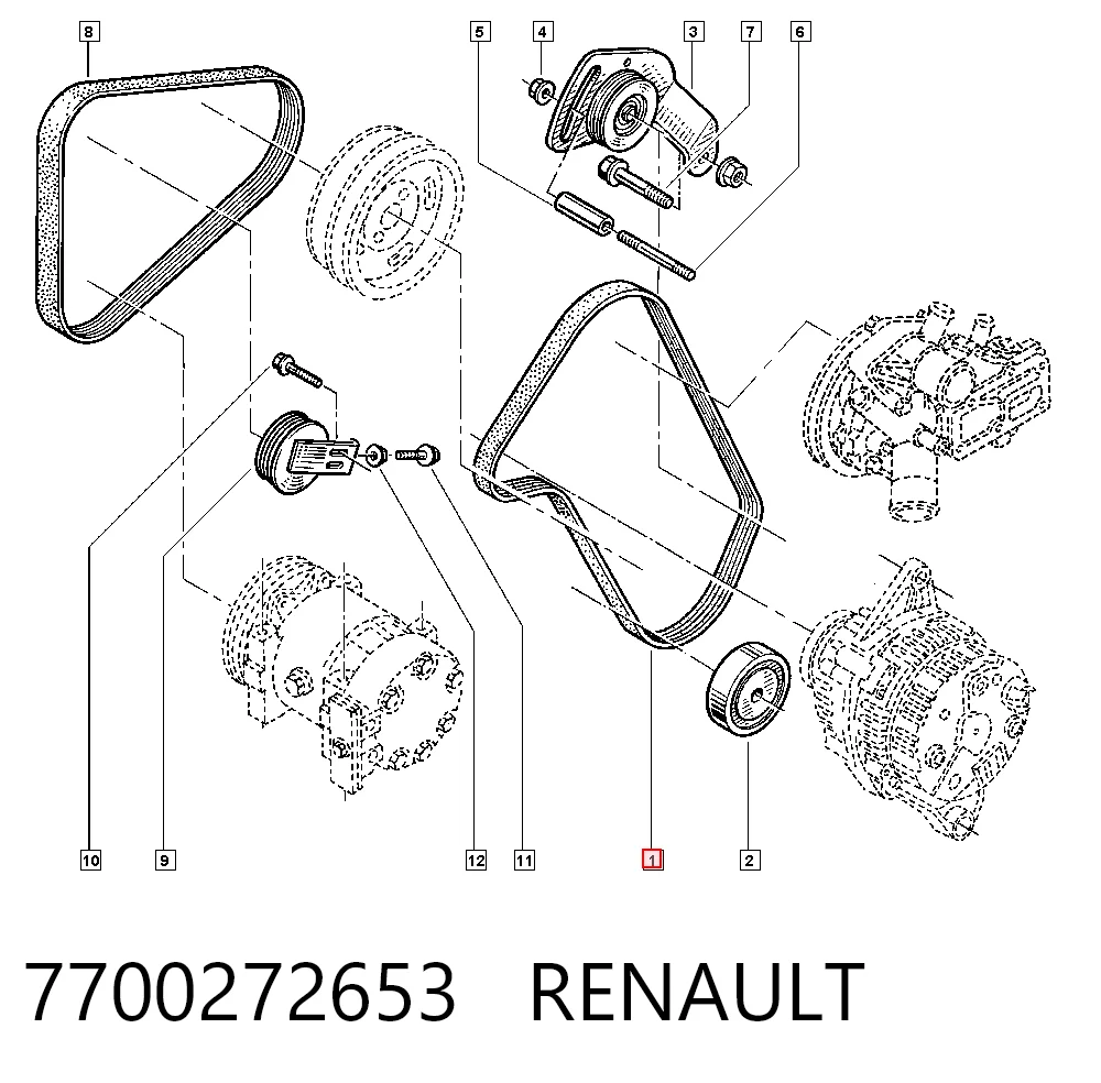 7700272653 Renault (RVI)