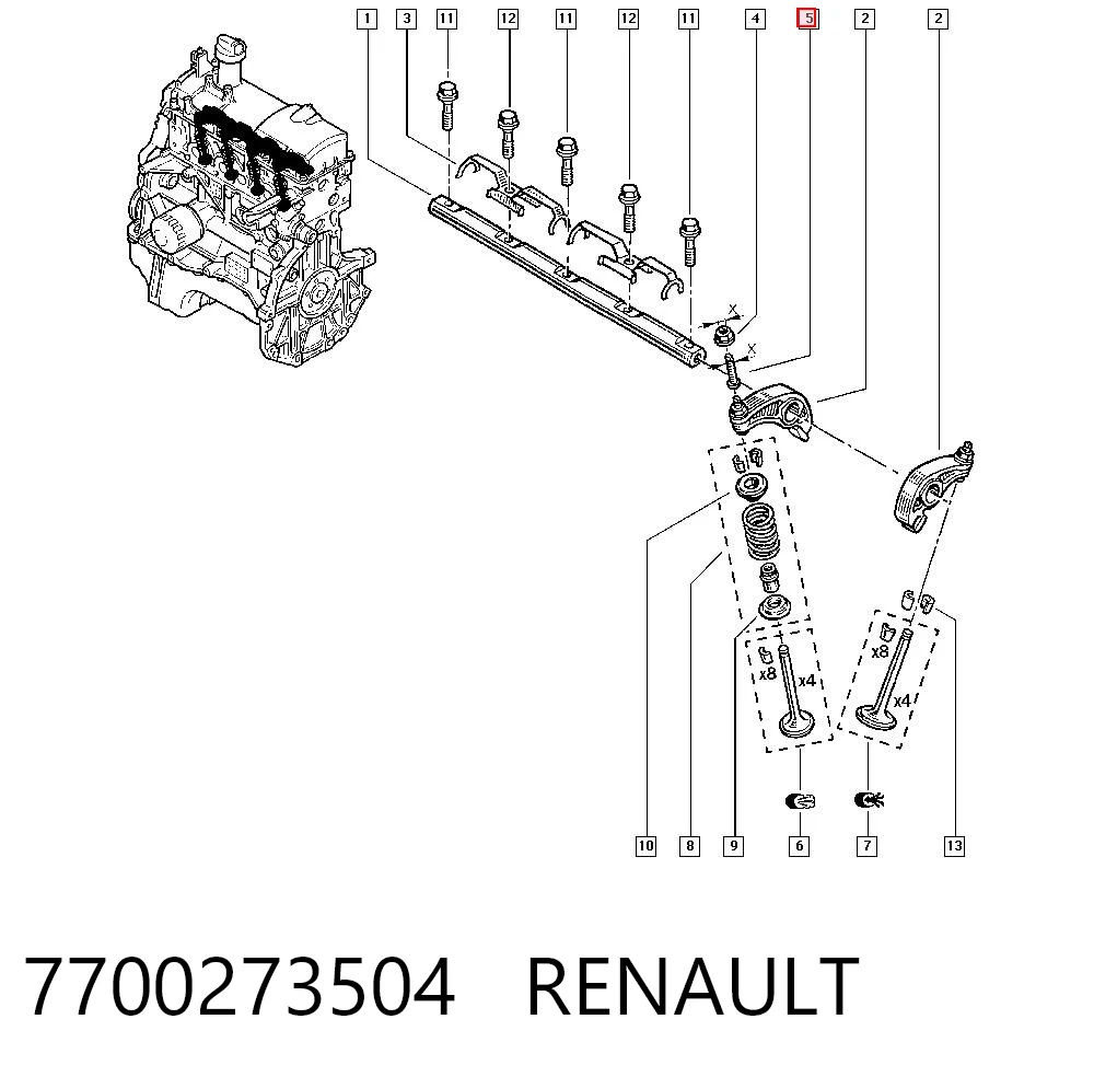 7700273504 Renault (RVI)