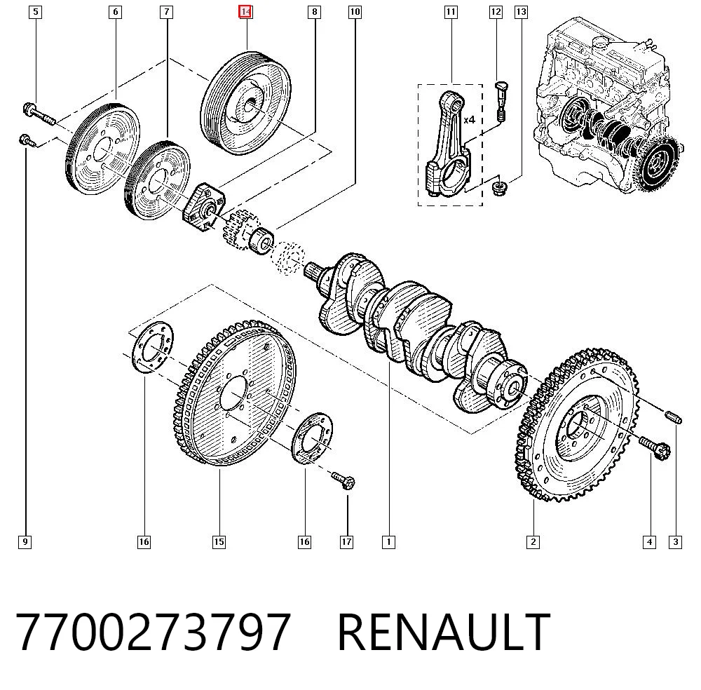 7700273797 Renault (RVI)