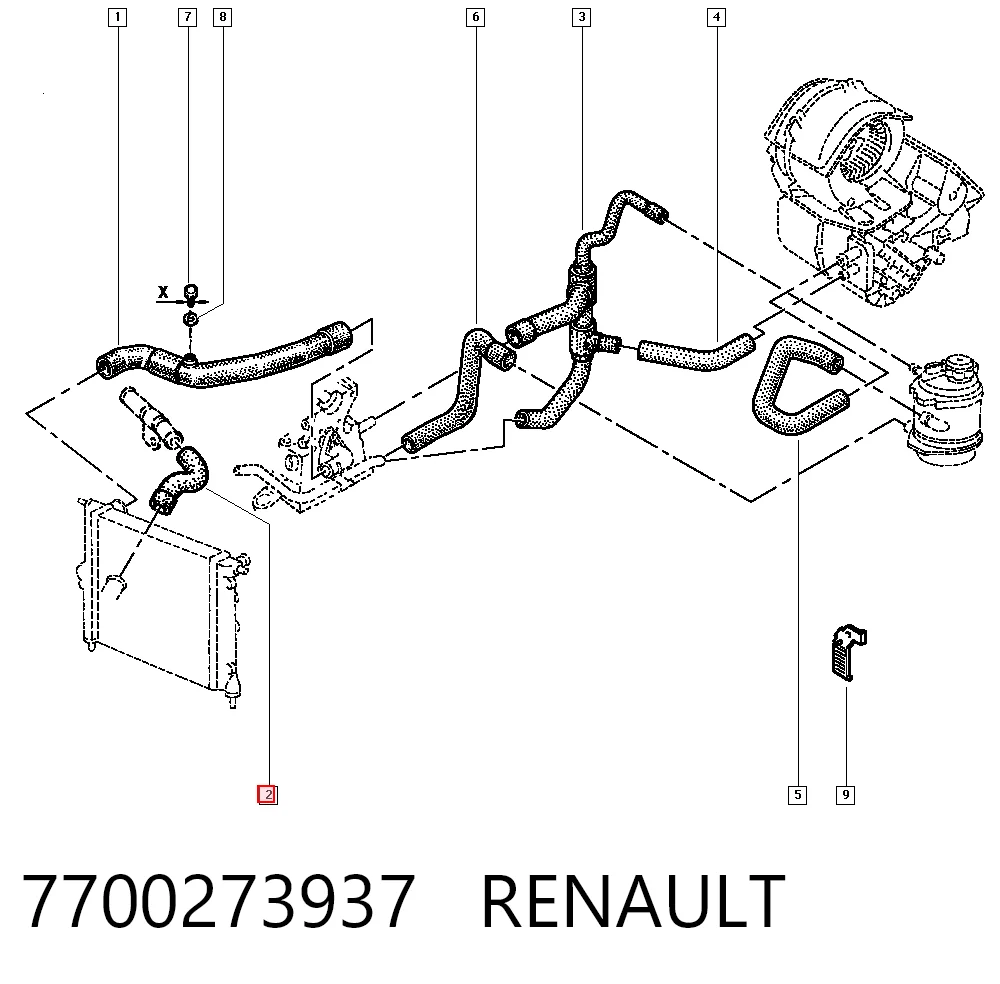 7700273937 Renault (RVI)