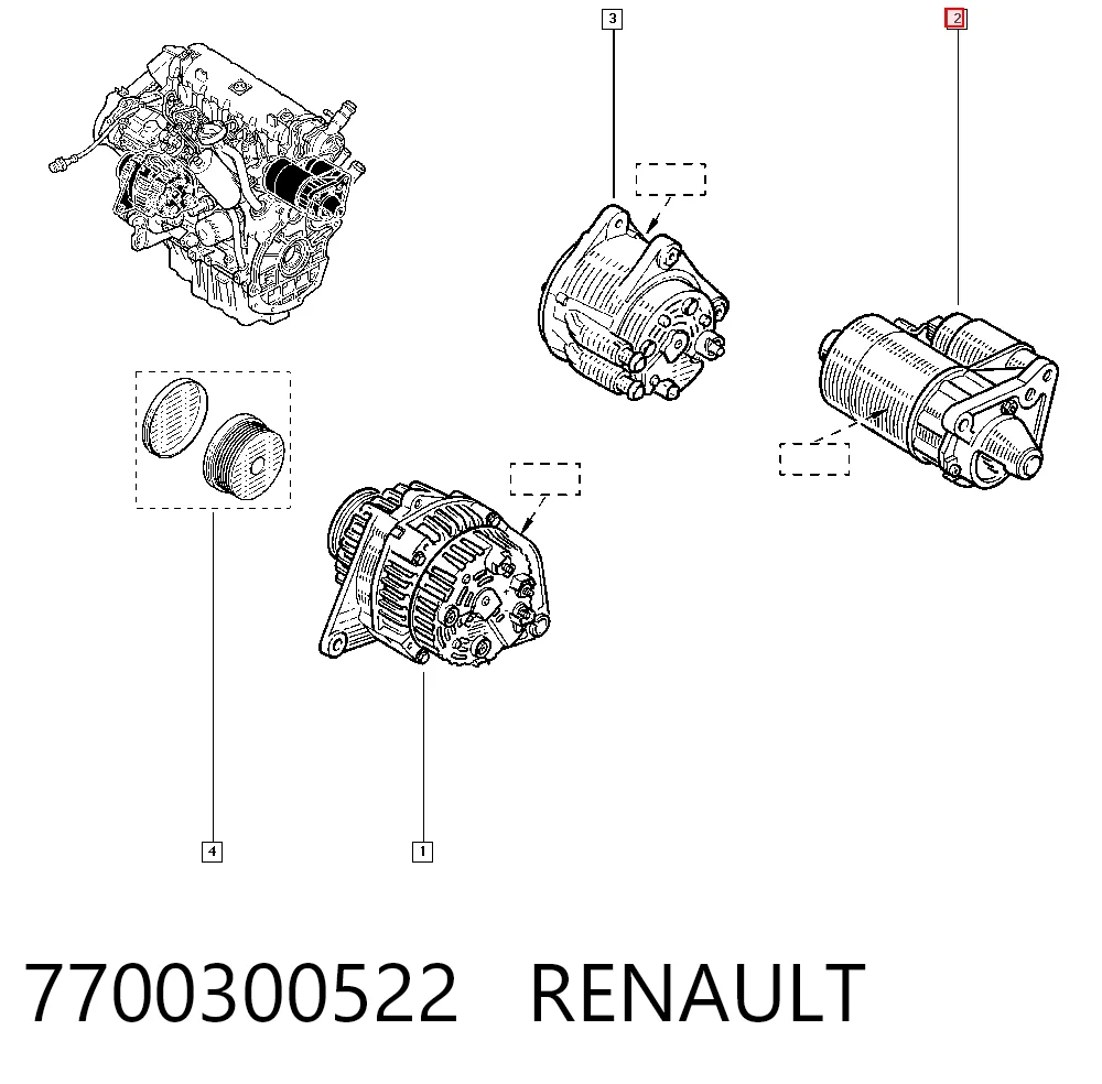 7700300522 Renault (RVI)