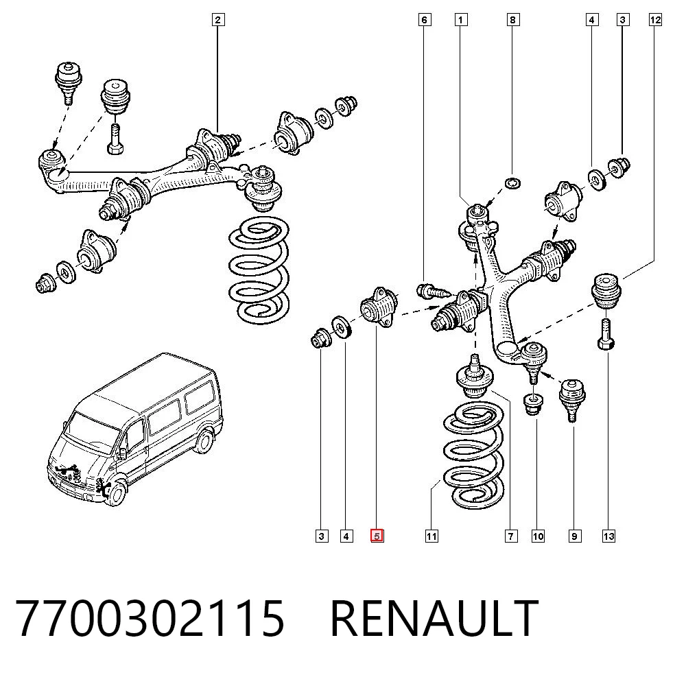 7700302115 Renault (RVI)