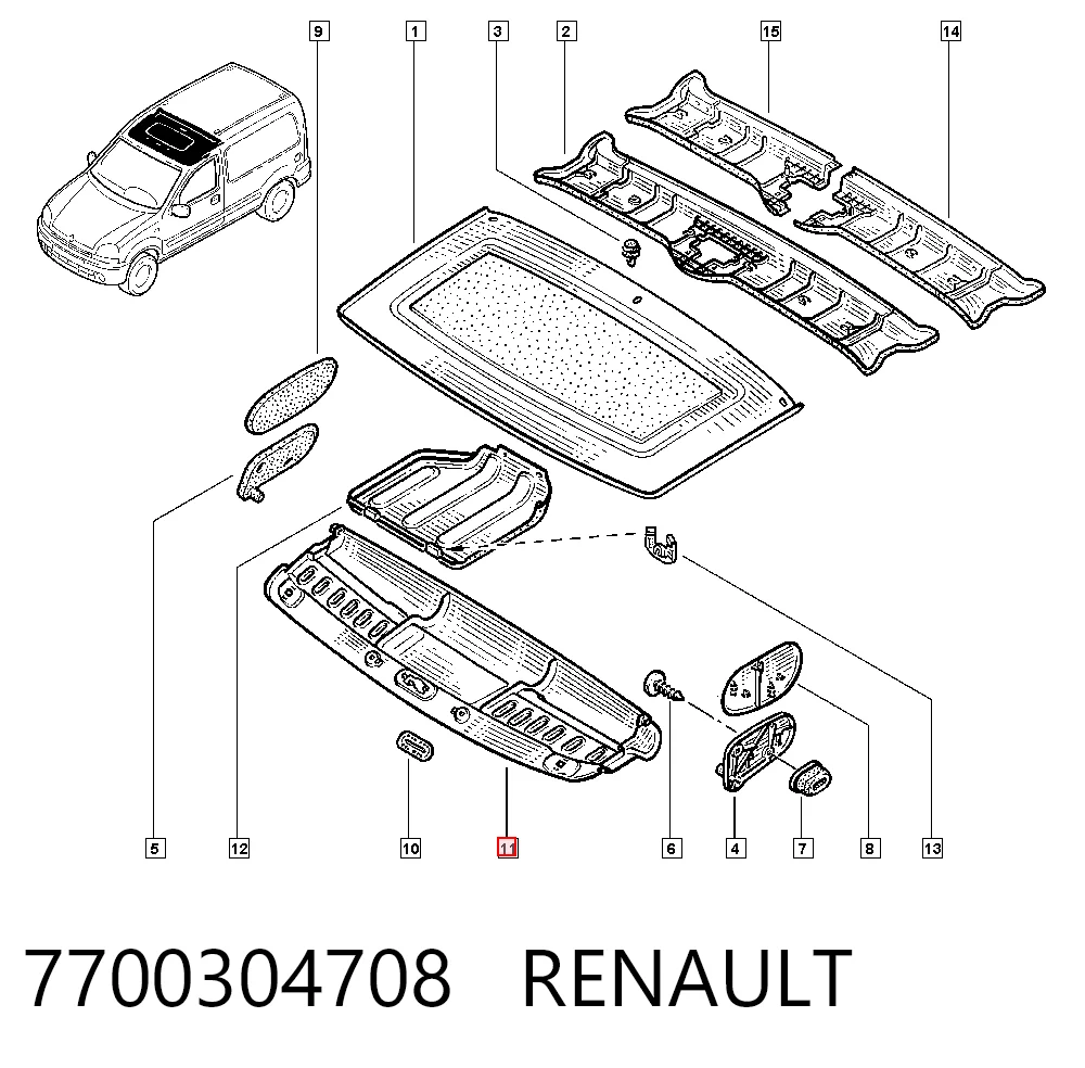 7700304708 Renault (RVI)