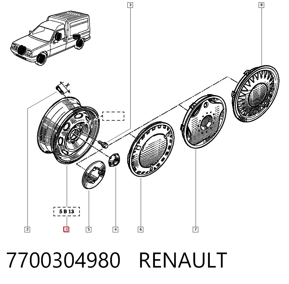 7700304980 Renault (RVI)