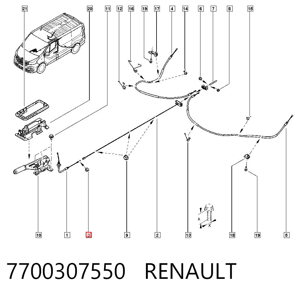 7700307550 Renault (RVI)