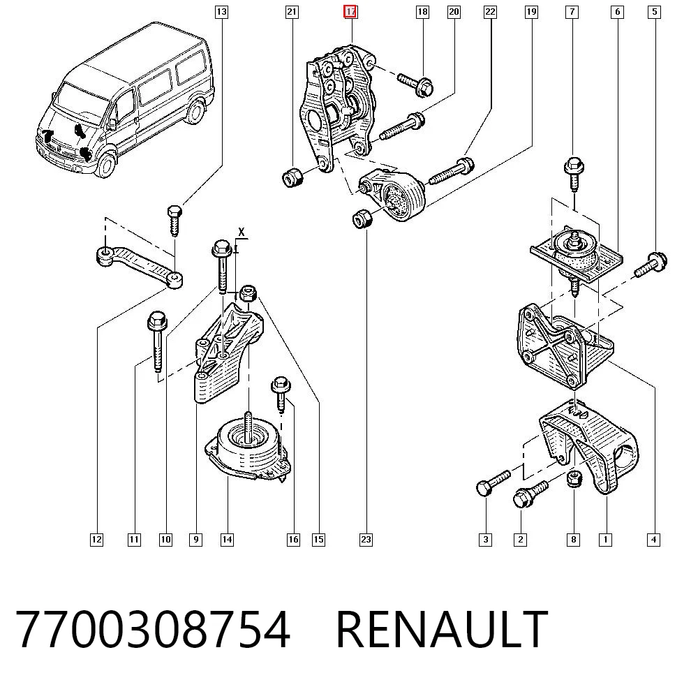 7700308754 Renault (RVI)