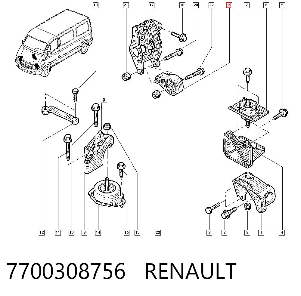 7700308756 Renault (RVI)