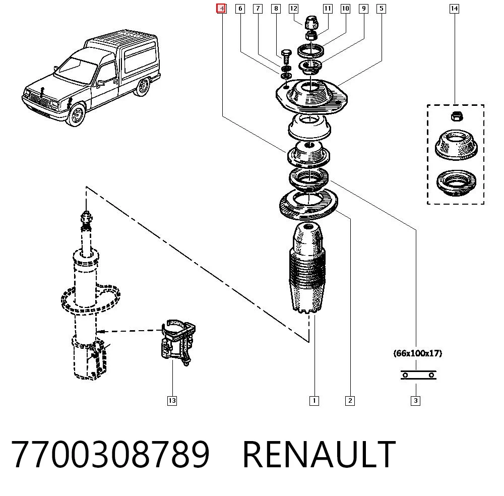 7700308789 Renault (RVI)