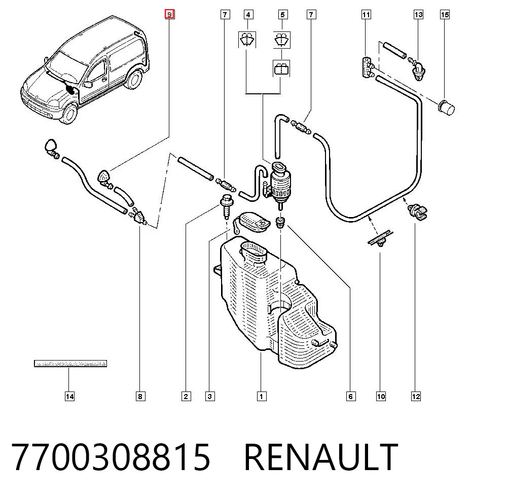 7700308815 Renault (RVI)