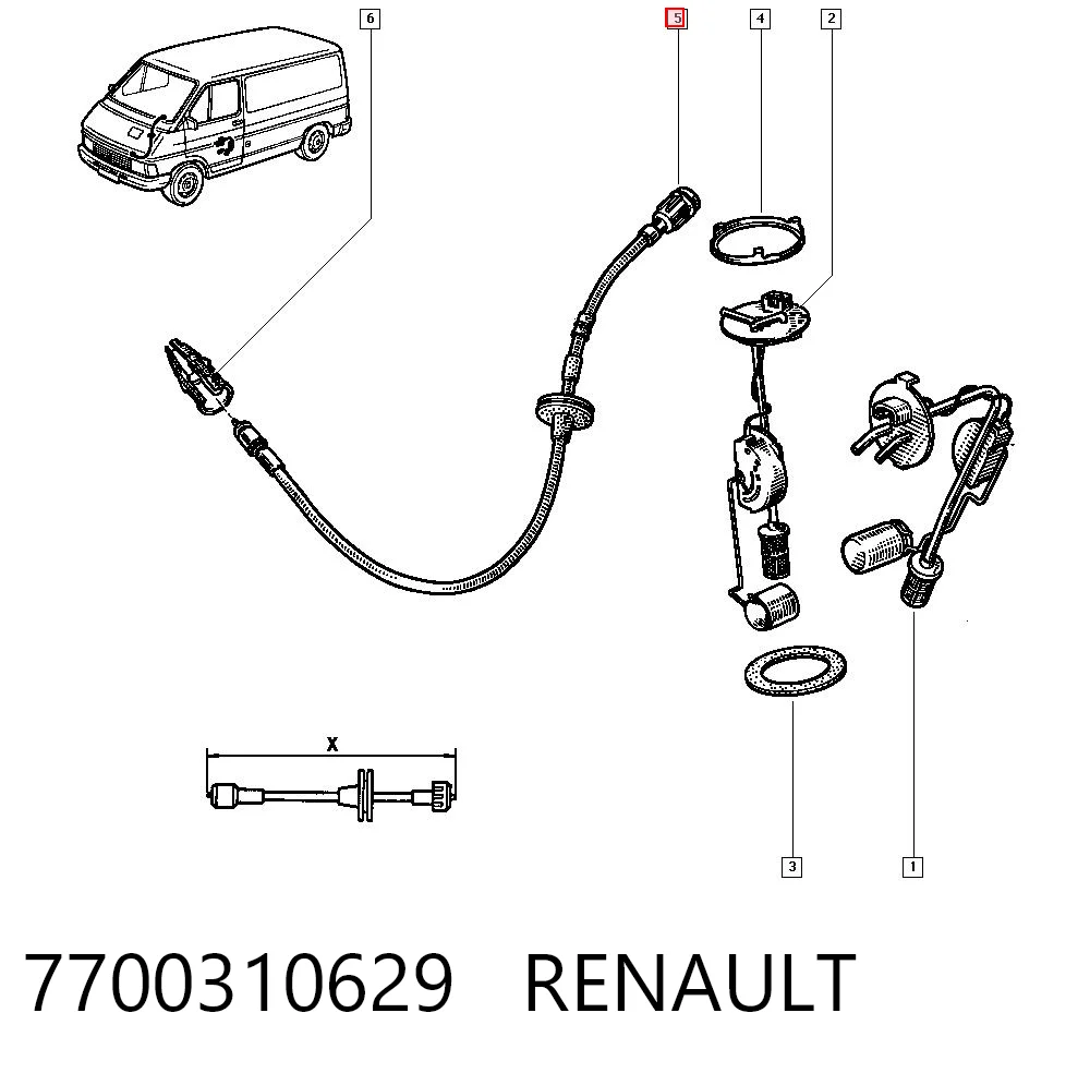 7700310629 Renault (RVI)