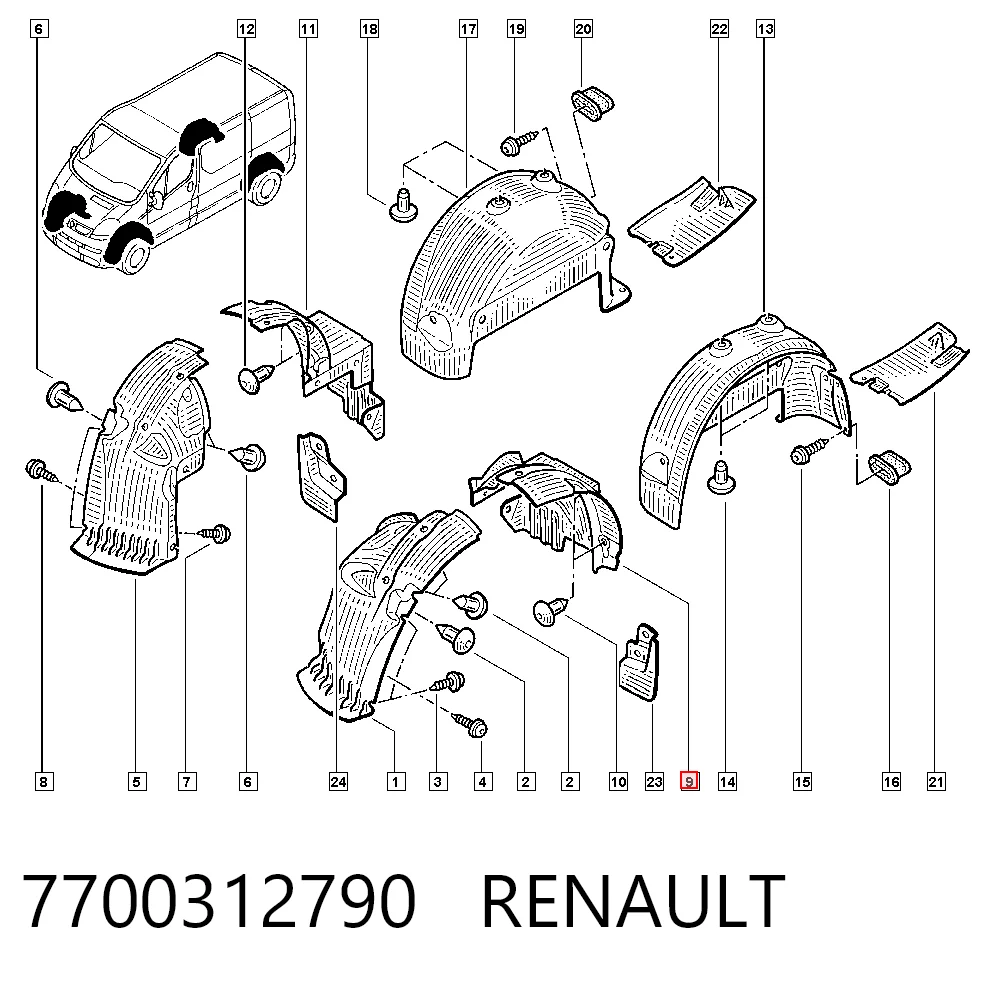 7700312790 Renault (RVI)