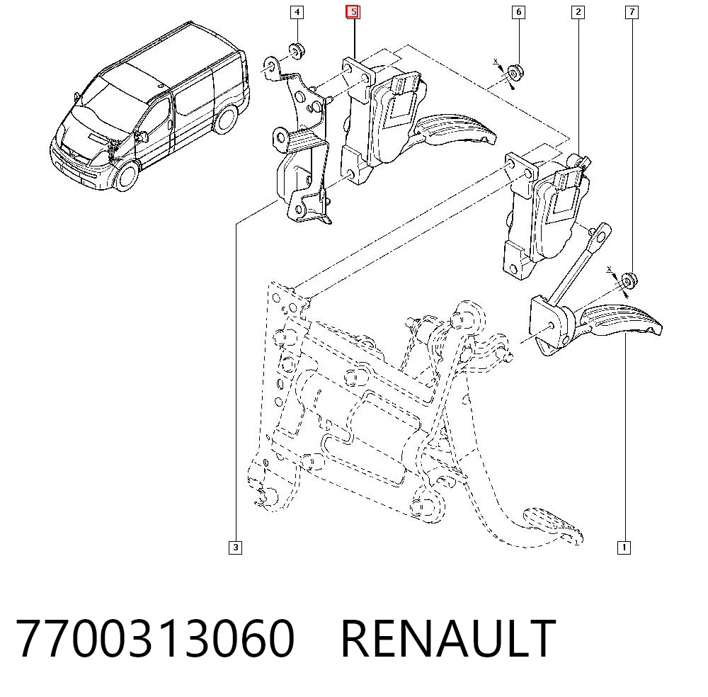 1800200QAA Nissan/Infiniti Pedal de gás (de acelerador)