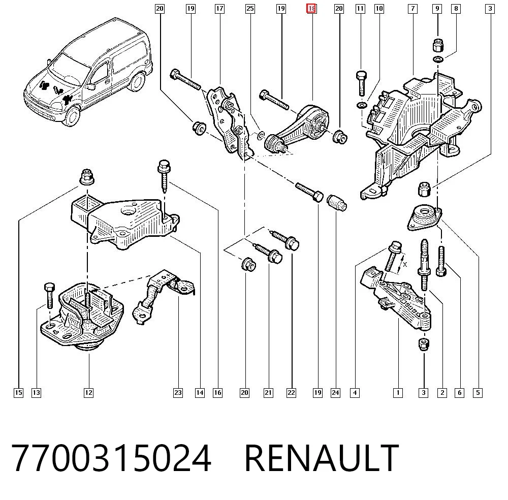 7700315024 Renault (RVI)