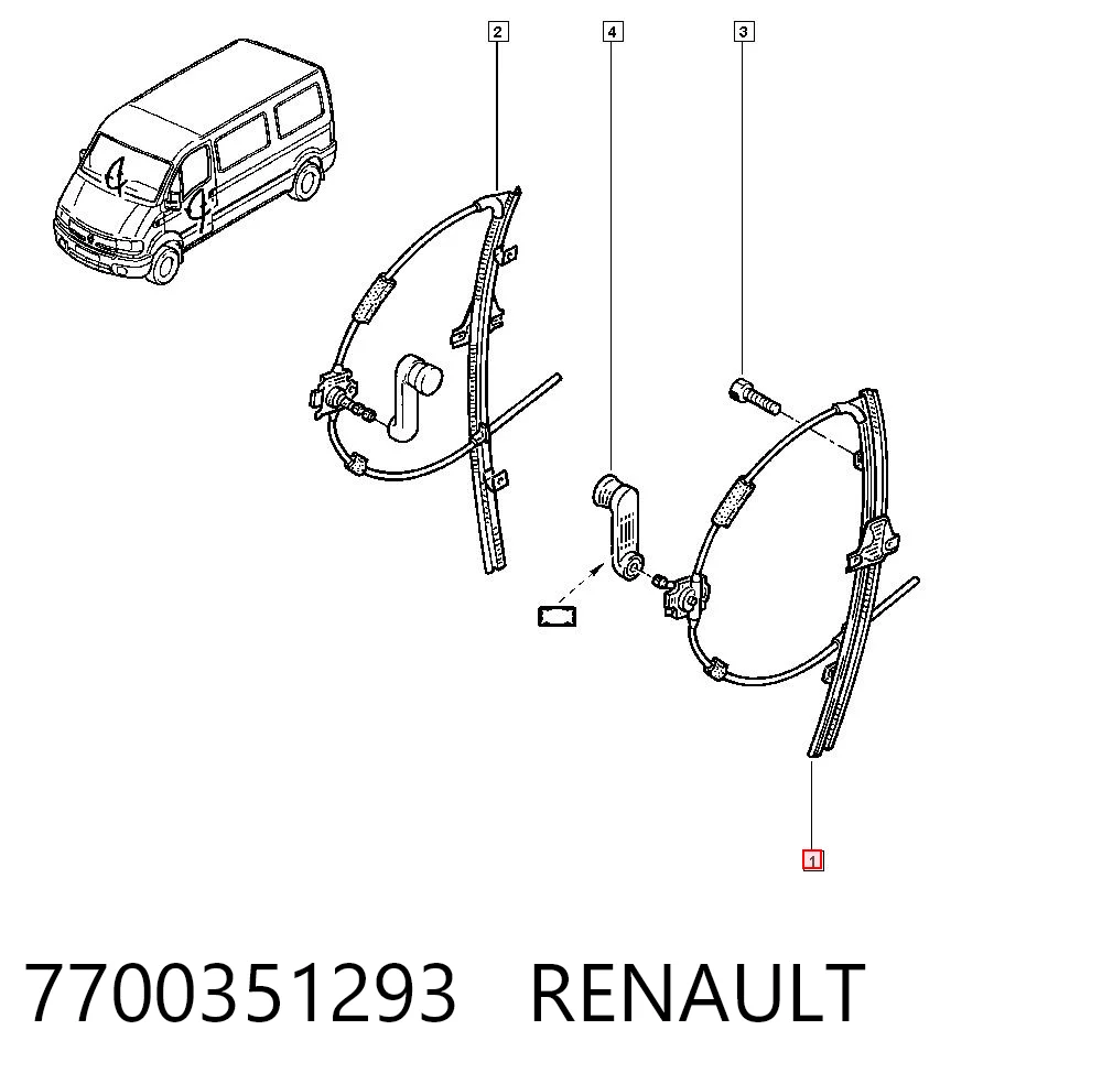 7700351293 Renault (RVI)