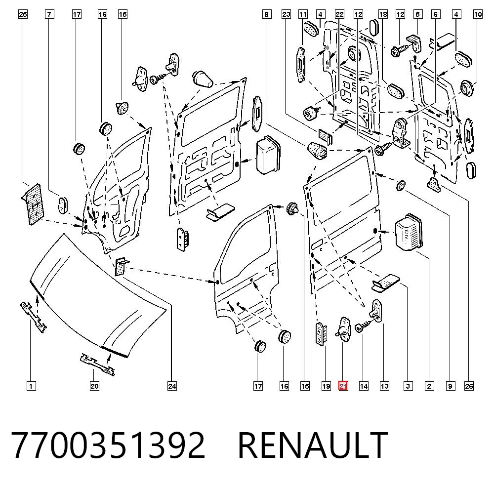 7700351392 Renault (RVI)