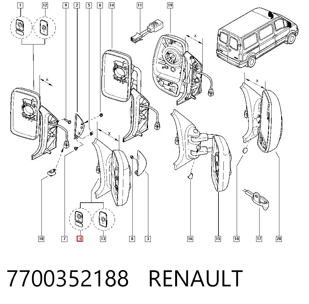 7700352188 Renault (RVI)
