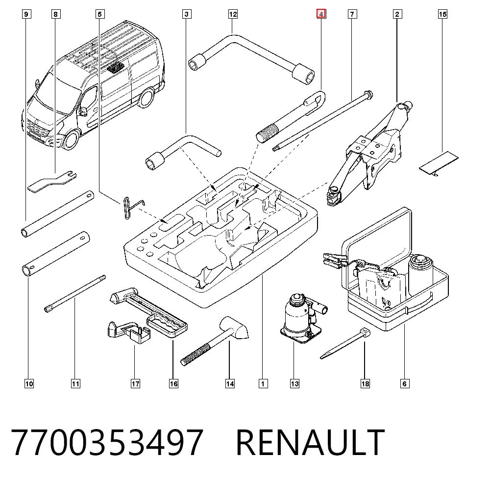 Gancho de reboque Renault Master II HD, FD ao melhor preço
