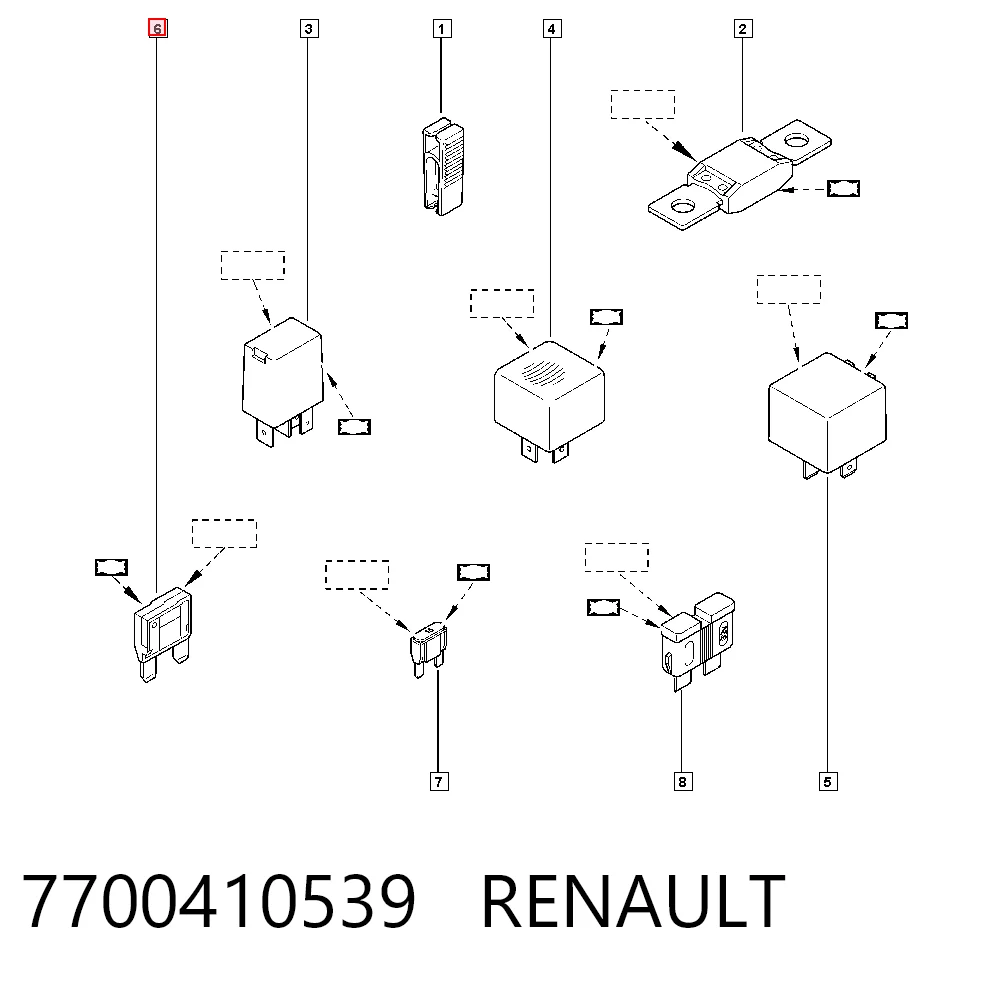7700410539 Renault (RVI)