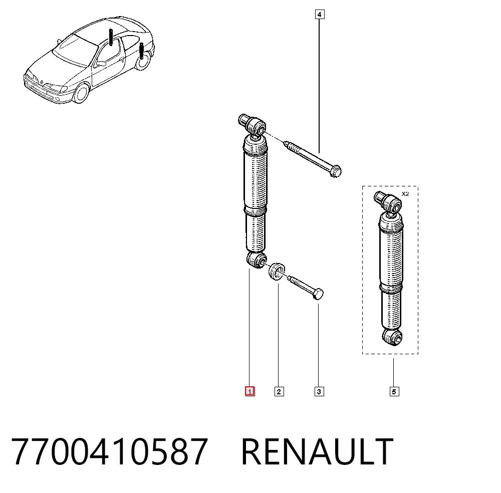 7700410587 Renault (RVI)