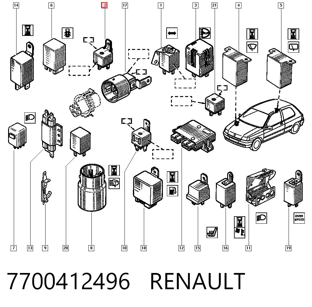 7700412496 Renault (RVI)