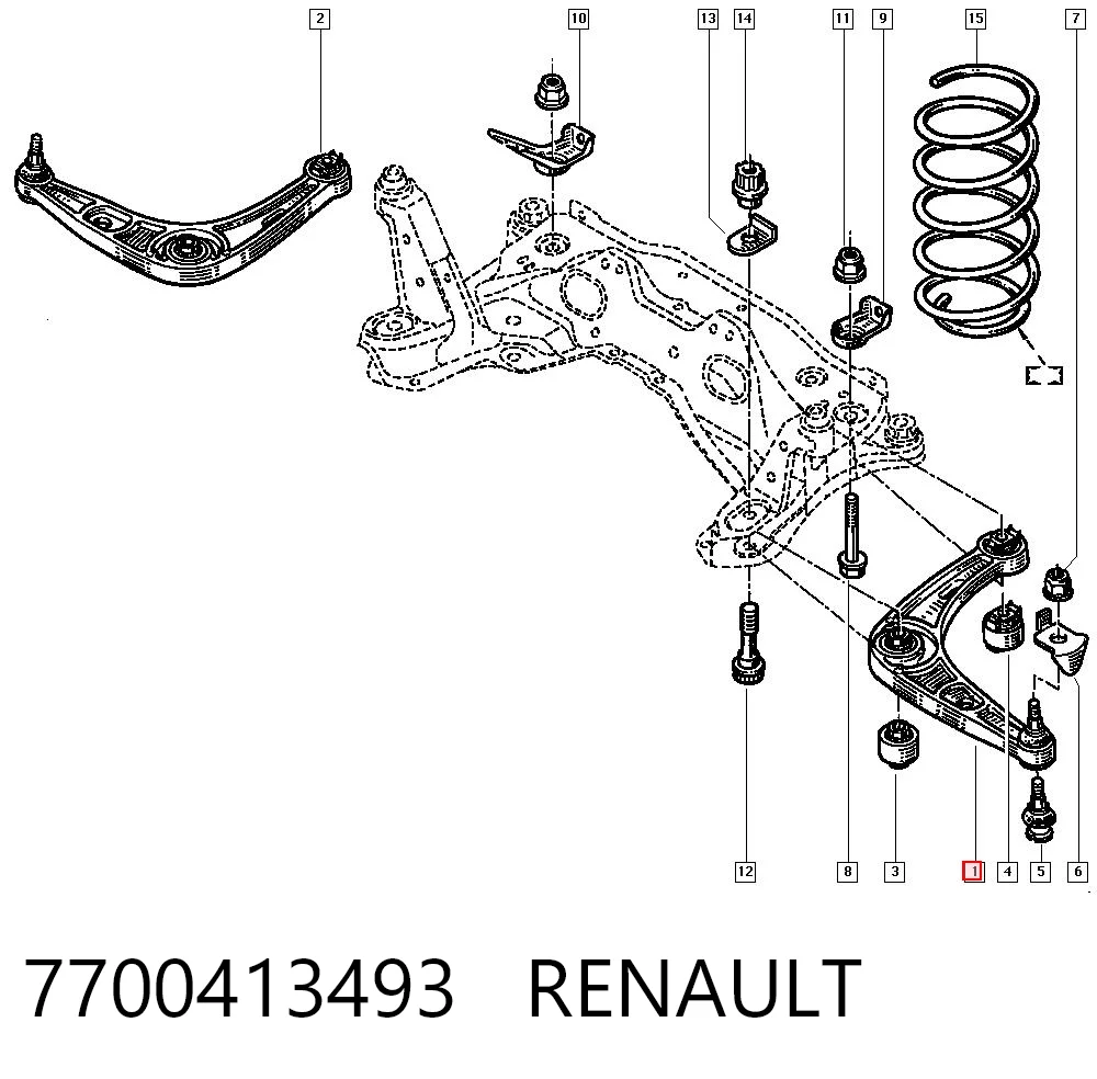 7700413493 Renault (RVI)
