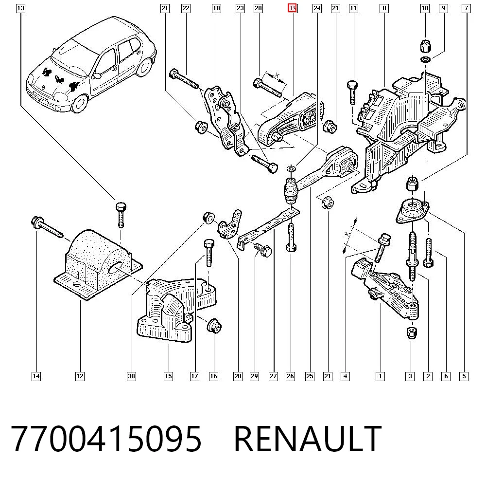 7700415095 Renault (RVI)