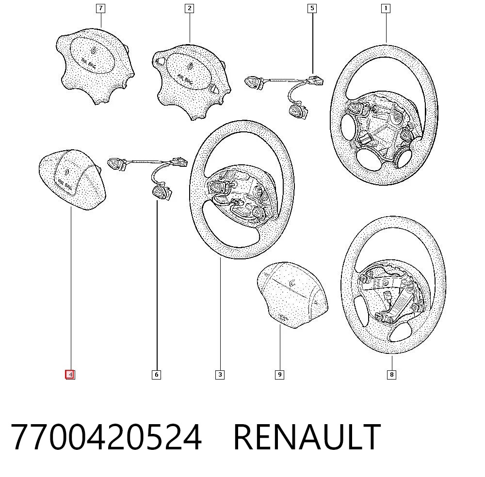 7700420524 Renault (RVI)