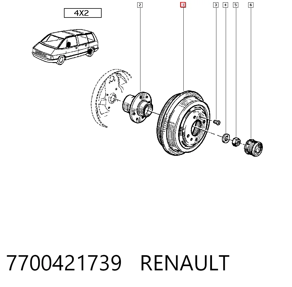 7700421739 Renault (RVI)
