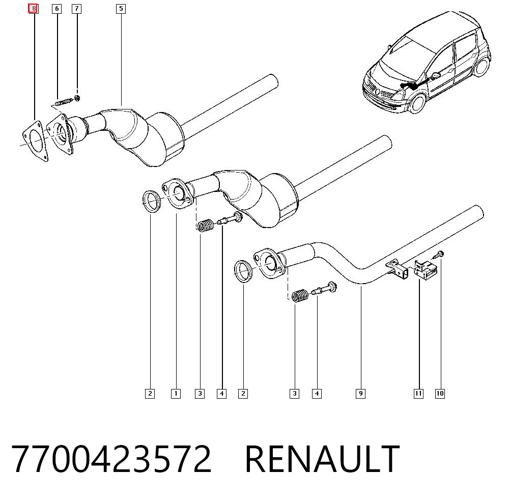 7700423572 Renault (RVI)