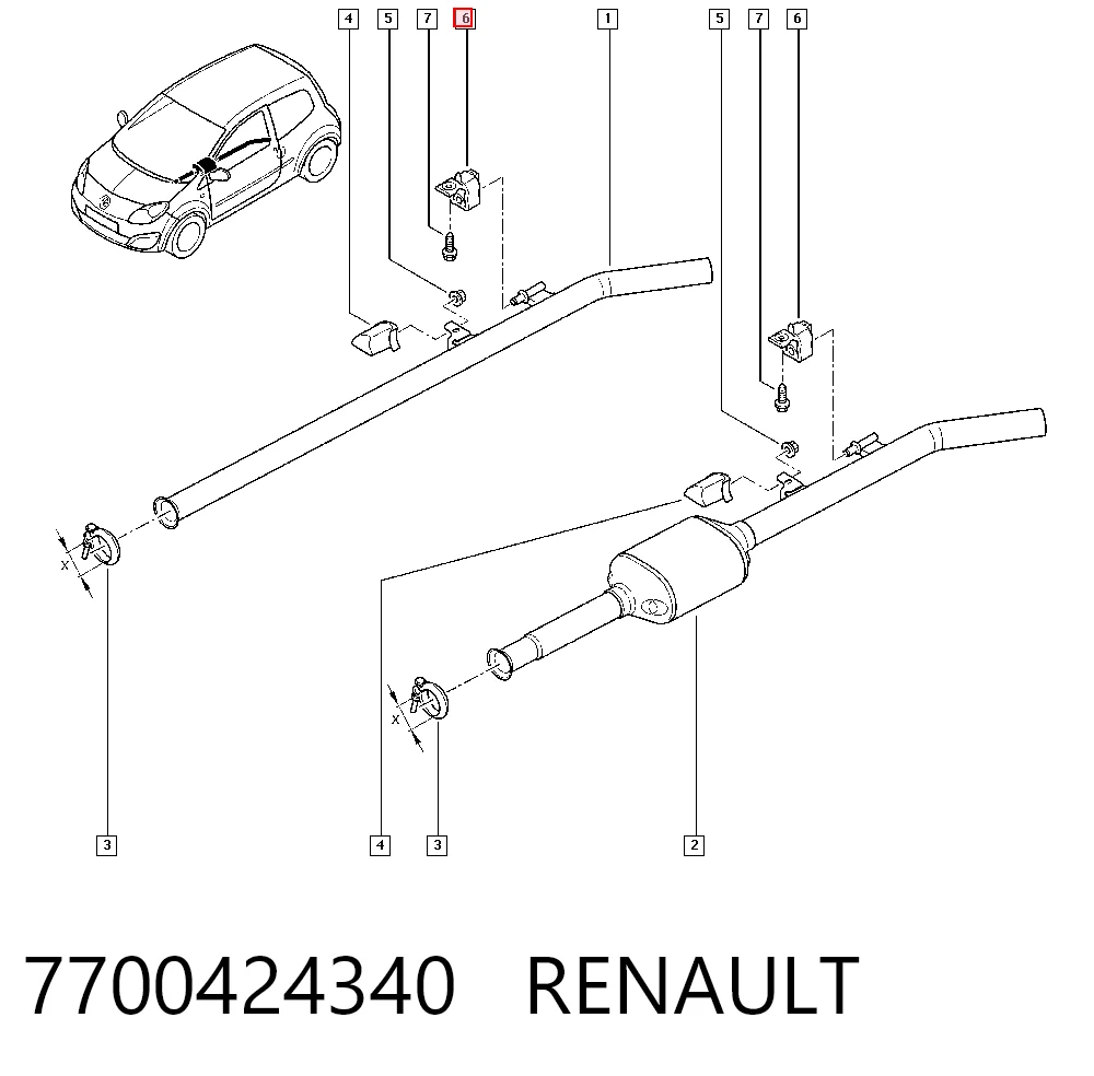 7700424340 Renault (RVI)