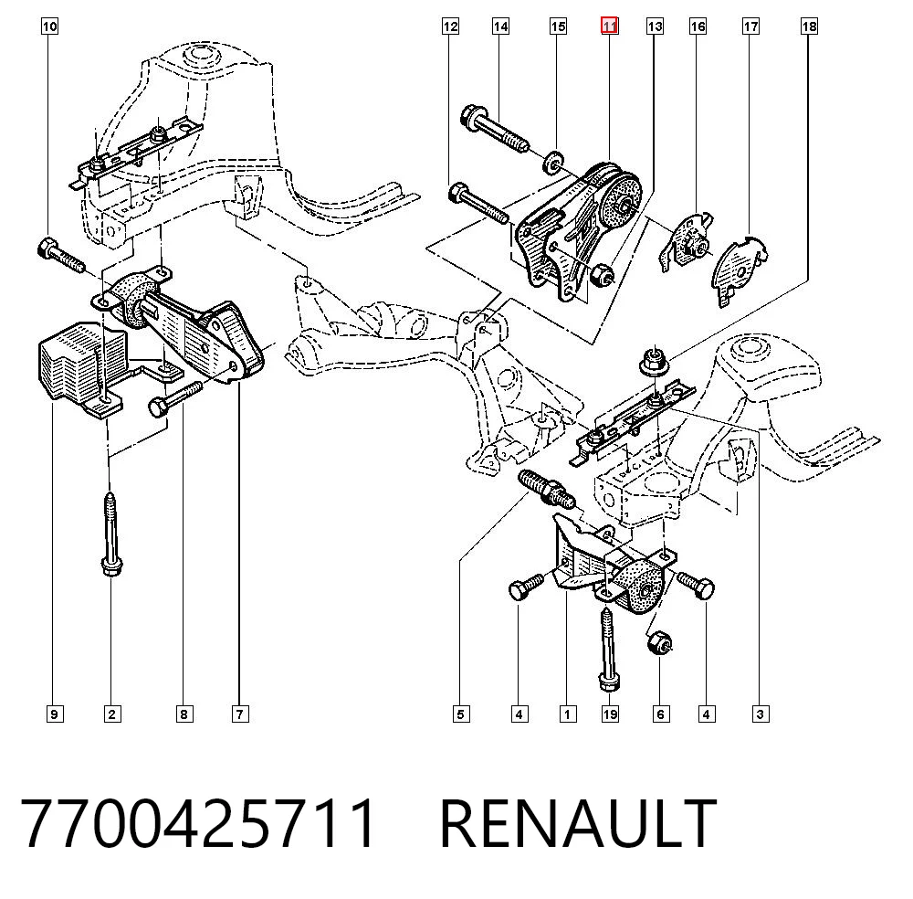 7700425711 Renault (RVI)